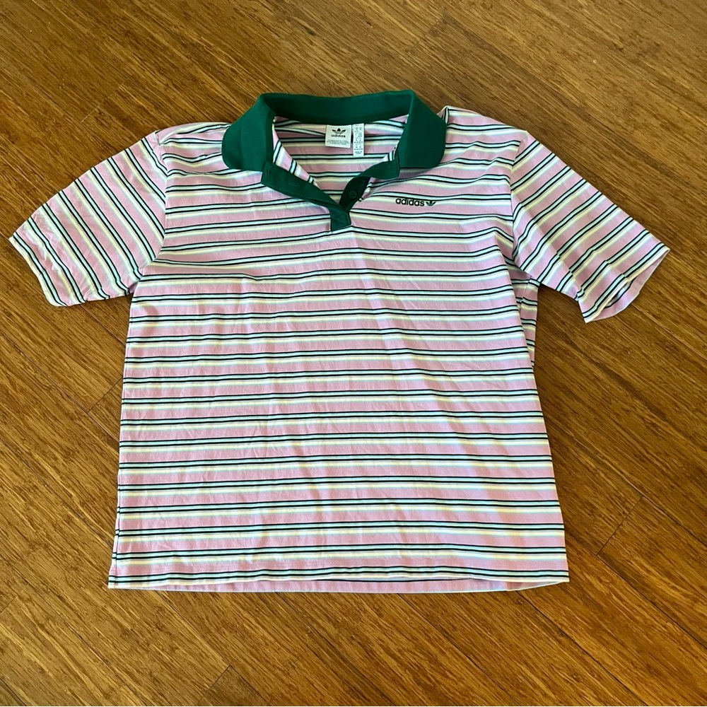 Adidas Stripped Polo